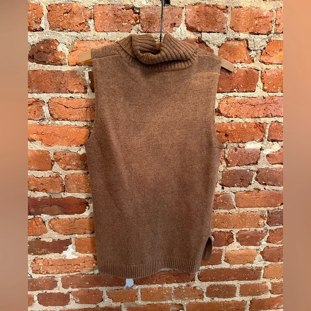 J. Crew Sleeveless Turtleneck Sweater - Picture 3 of 6